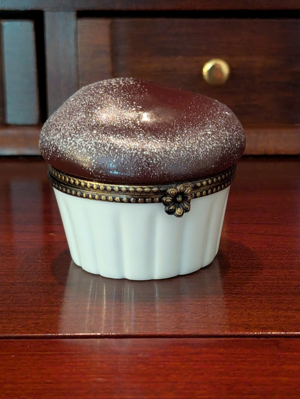 Limoges Chocolate Souffle Trinket Box